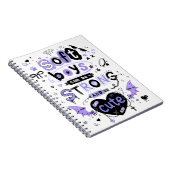 Carnet Les garçons doux peuvent être forts et mignons Lav (Côté Droit)