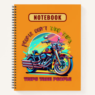 Carnet Les gens ne font pas de voyages : vélo de style ré