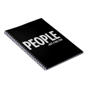Carnet Les gens ne sont pas fans de moi sarcasme drôle