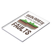 Carnet Les géologues ont leurs défauts Géologie Sciences  (Côté gauche)