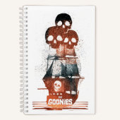 Carnet Les Goonies Pirate Ship Silhouette Graphique (Recto)