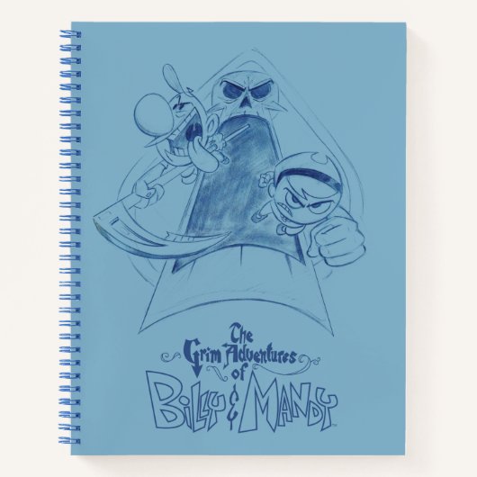 Carnet Les Grandes Aventures de Billy & Mandy Sketch Art (Devant)