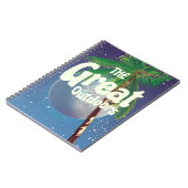 Carnet Les Grands Espaces Palmier et Lune (Côté gauche)