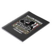 Carnet Les héros tombés représentent le caractère d'une n (Côté gauche)