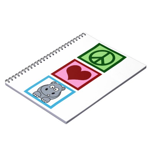 Carnet Les hippopotames de paix (Côté gauche)