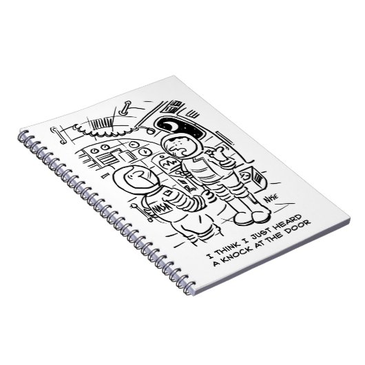 Carnet Les hommes de l'espace écoutent frapper à la porte (Côté Droit)