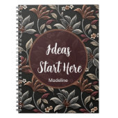Carnet Les idées commencent ici (Devant)
