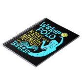 Carnet Les joueurs de water polo sont des sirènes en bata (Côté gauche)