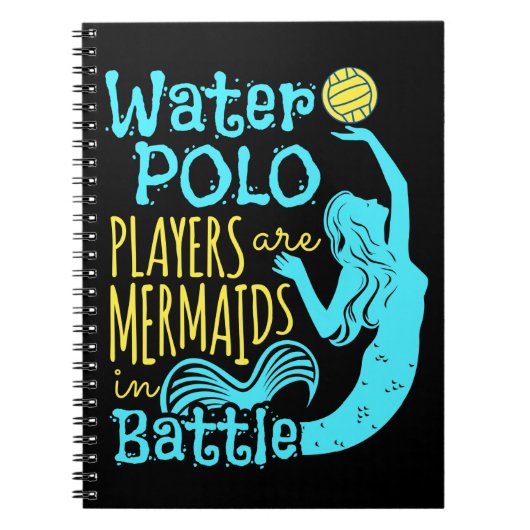 Carnet Les joueurs de water polo sont des sirènes en bata (Devant)