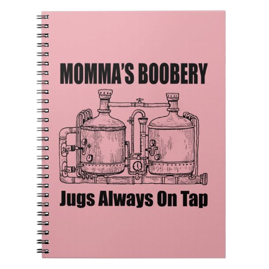 Carnet Les Jugs De Booberie De Momma Toujours Sur Le Bac (Devant)