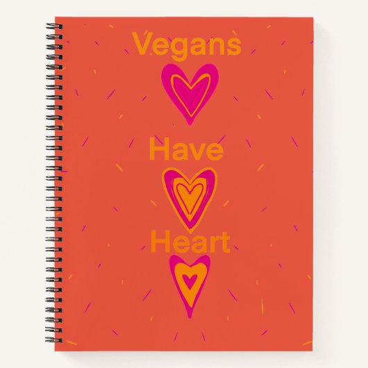 Carnet Les légumes ont le coeur (Devant)