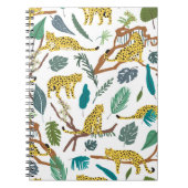 Carnet Les léopards des animaux sauvages dans la forêt de (Devant)