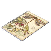 Carnet Les libellules aux Feuilles et aux fruits (Côté gauche)