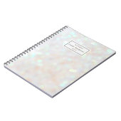 Carnet Les lumières blanches de confettis ont (Côté gauche)