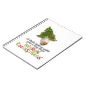 Carnet Les lumières de Noël Les amateurs de vaches T-shir (Côté gauche)