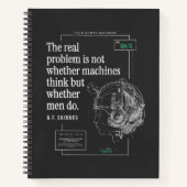 Carnet Les machines de devis de technologie pensent l'int (Devant)