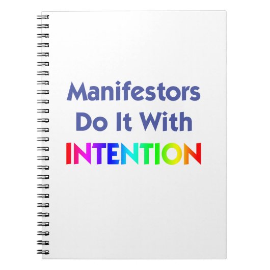 Carnet Les Manifestants Le Font Avec Intention (Devant)
