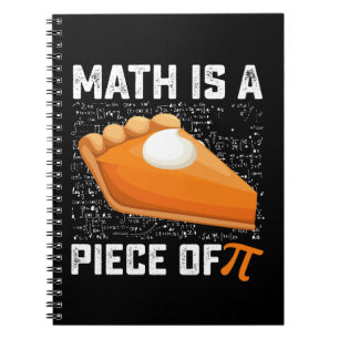 Carnet Les mathématiques sont une partie de la tarte du j
