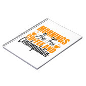 Carnet Les Matins Sont Pour Le Café Et La Contemplation (Côté gauche)