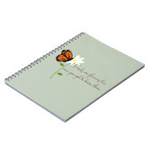 Carnet Les mauvaises herbes sont aussi des fleurs avec pa (Côté gauche)