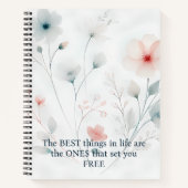 Carnet Les meilleures choses (Devant)