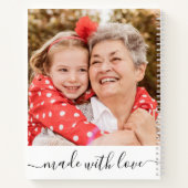 Carnet Les meilleures recettes de grand-mère Cookbook 6 P (Dos)