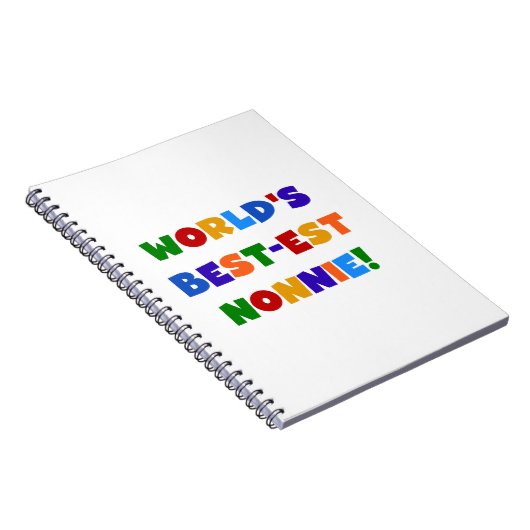 Carnet Les meilleurs cadeaux de couleur vive Nonnie du mo (Côté Droit)