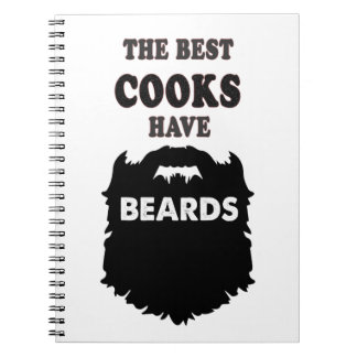 Carnet les meilleurs cuisiniers ont barbe cadeau hommes t