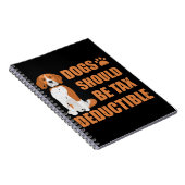 Carnet Les mignons chiens devraient être déductibles d'im (Côté Droit)