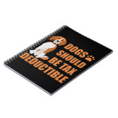 Carnet Les mignons chiens devraient être déductibles d'im (Côté gauche)