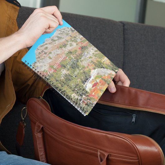 Carnet Les montagnes appellent Citation Paysage Pittoresq