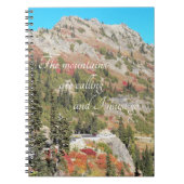 Carnet Les montagnes appellent Citation Paysage Pittoresq (Devant)
