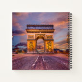 Carnet Les monuments | Arc de Triomphe, Paris France (Dos)