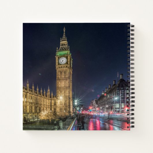 Carnet Les monuments | Big Ben la nuit (Dos)