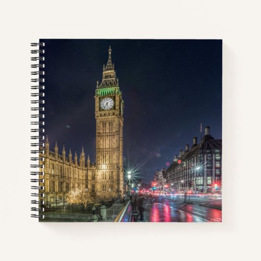 Carnet Les monuments | Big Ben la nuit (Devant)