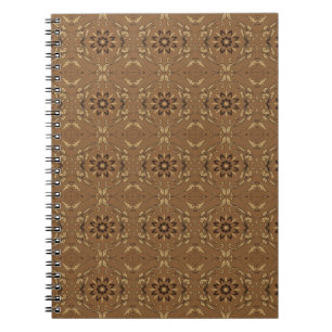 Carnet Les motifs floraux de beauté sur Kawung batik desi