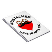 Carnet Les moustaches ont aussi des coeurs (Côté Droit)