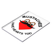 Carnet Les moustaches ont aussi des coeurs (Côté gauche)