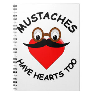 Carnet Les moustaches ont aussi des coeurs