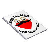 Carnet Les moustaches ont aussi des coeurs (Côté Droit)