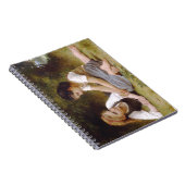 Carnet Les Noisettes : Jeunes Filles ramassant des noiset (Côté Droit)