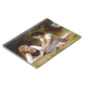 Carnet Les Noisettes : Jeunes Filles ramassant des noiset (Côté gauche)