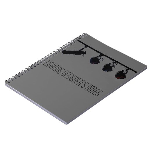 Carnet Les notes de concepteur d'éclairage (Côté gauche)