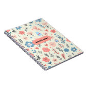 Carnet Les notes de Sarah Cute Floral (Côté Droit)