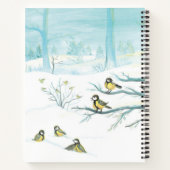 Carnet Les oiseaux forestiers en hiver (Dos)