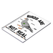 Carnet Les Oiseaux Ne Sont Pas De Véritables Spy Pigeon D (Côté gauche)