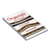 Carnet Les organistes sont grands - les lettres rouges (Côté Droit)