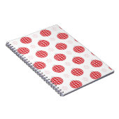 Carnet Les ornements de Noël rouges (Côté Droit)