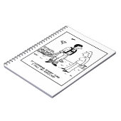 Carnet Les pantalons du parachutiste tombent - (Côté gauche)