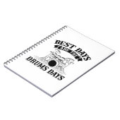 Carnet Les paroles du batteur | Drumms Musical Instrument (Côté gauche)